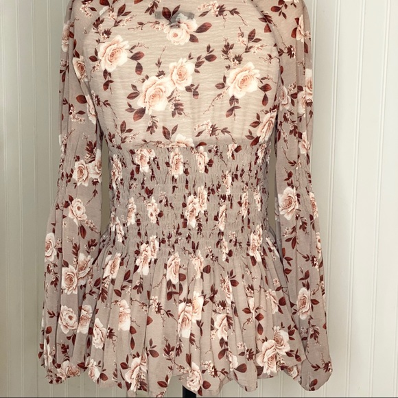 AE Boho Floral Blouse - Picture 6 of 9